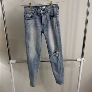 Moussy Light Blue Boyfriend Jeans
